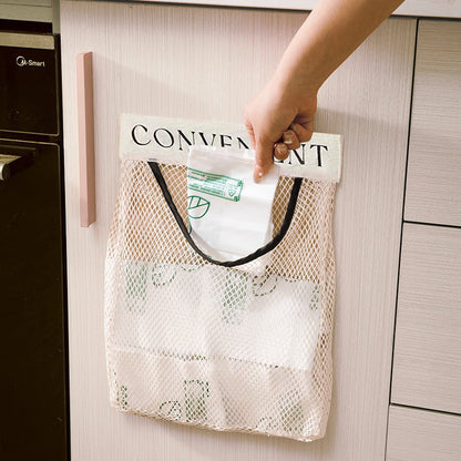 Multi-purpose mesh bag for hanging