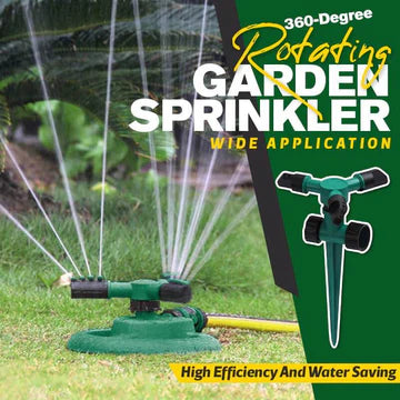 ⏰ 75% OFF Today! 360° Full-Coverage Sprinkler for Garden – Adjustable, Precise Lawn Irrigation